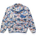 2019 Patagonia Printed Synchilla Snap-T, Protected Peaks: Multi (M/L)
