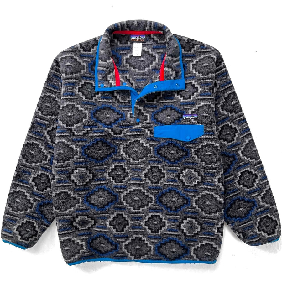 2012 Patagonia Printed Synchilla Snap-T, Yanaba: Forge Grey (M/L)