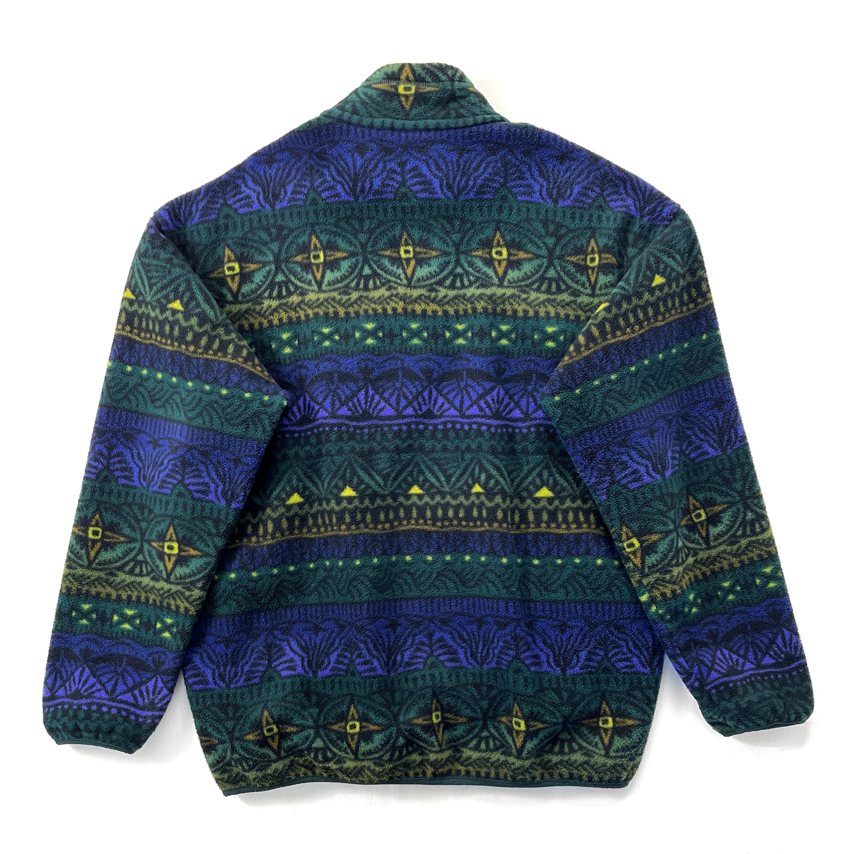 1997 Patagonia Printed Synchilla Snap-T, Tradewinds: Hunter (L)