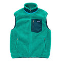 2012 Patagonia Classic Retro-X Full-Zip Fleece Vest, Ginkgo Green (L)