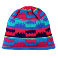 1988 Patagonia Capilene Wool Hat, Skyline: Purple & French Red  (OS)