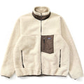 2008 Patagonia Classic Retro-X Jacket, Natural & Mushroom (XXL)