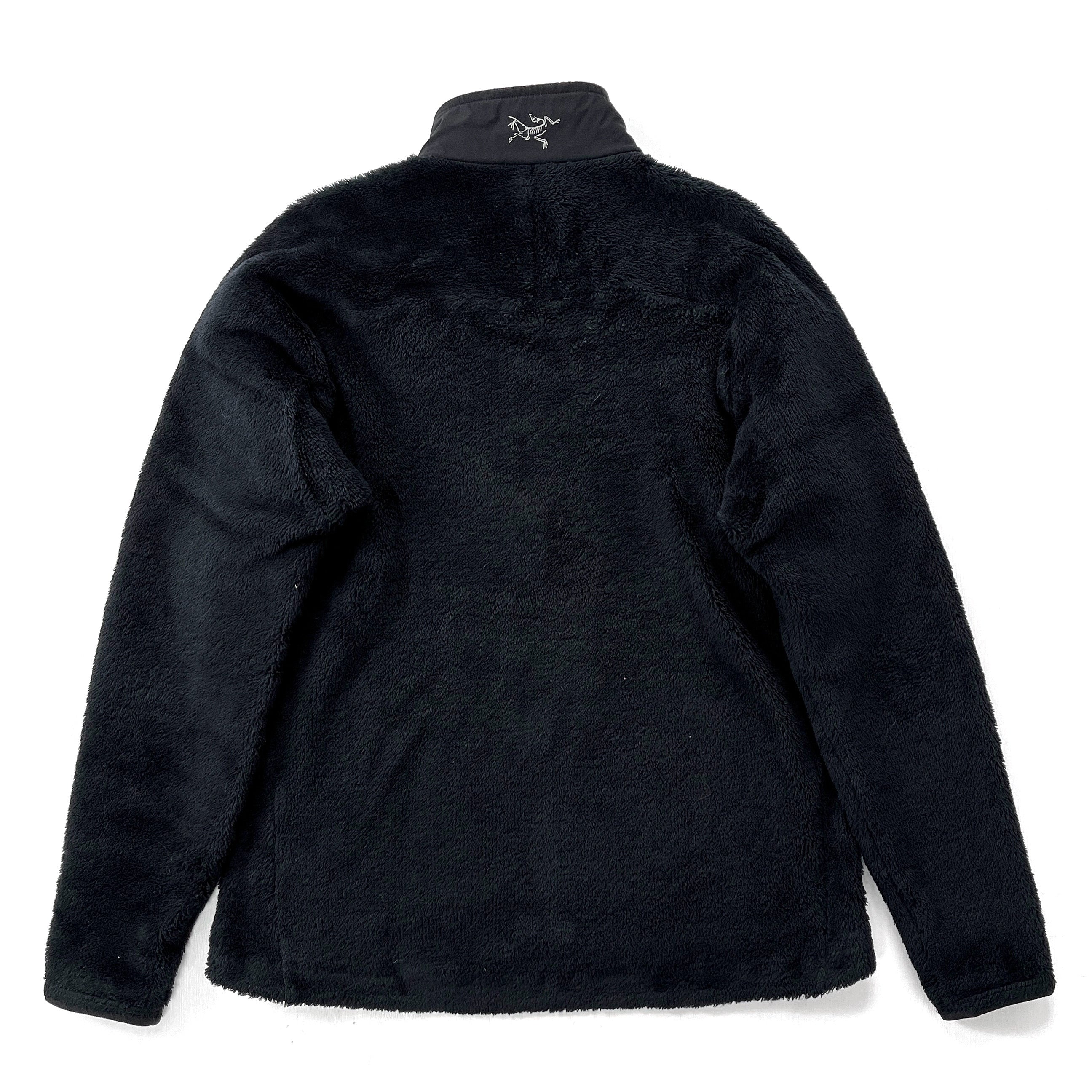 2000s Arc’teryx Delta SV Full-Zip Deep Pile Fleece Jacket, Black (M/L)