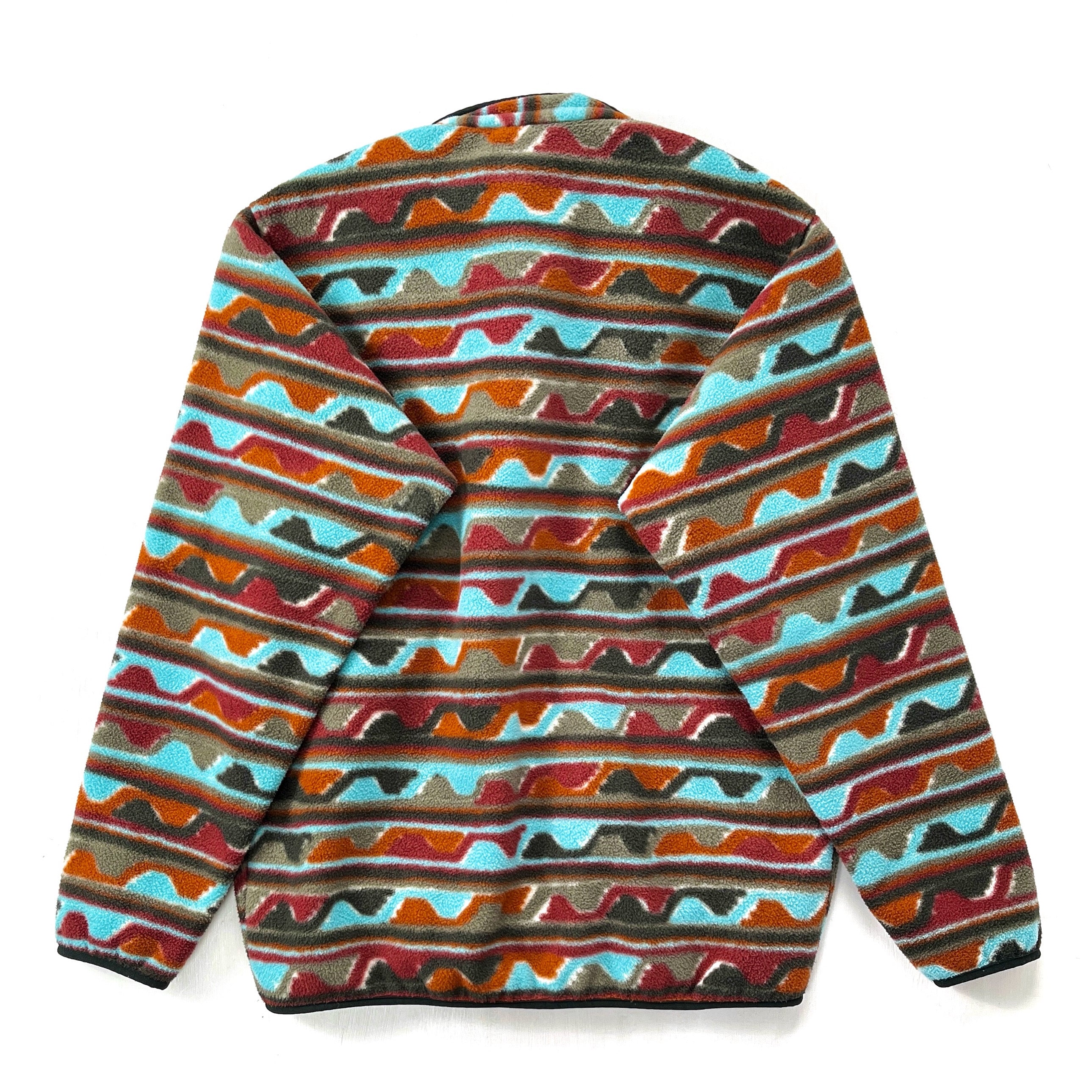 2016 Patagonia Printed Synchilla Snap-T, Delta: Cinder Red (M)