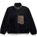 2008 Patagonia Classic Retro-X Fleece Jacket, Black & Gravel (L)