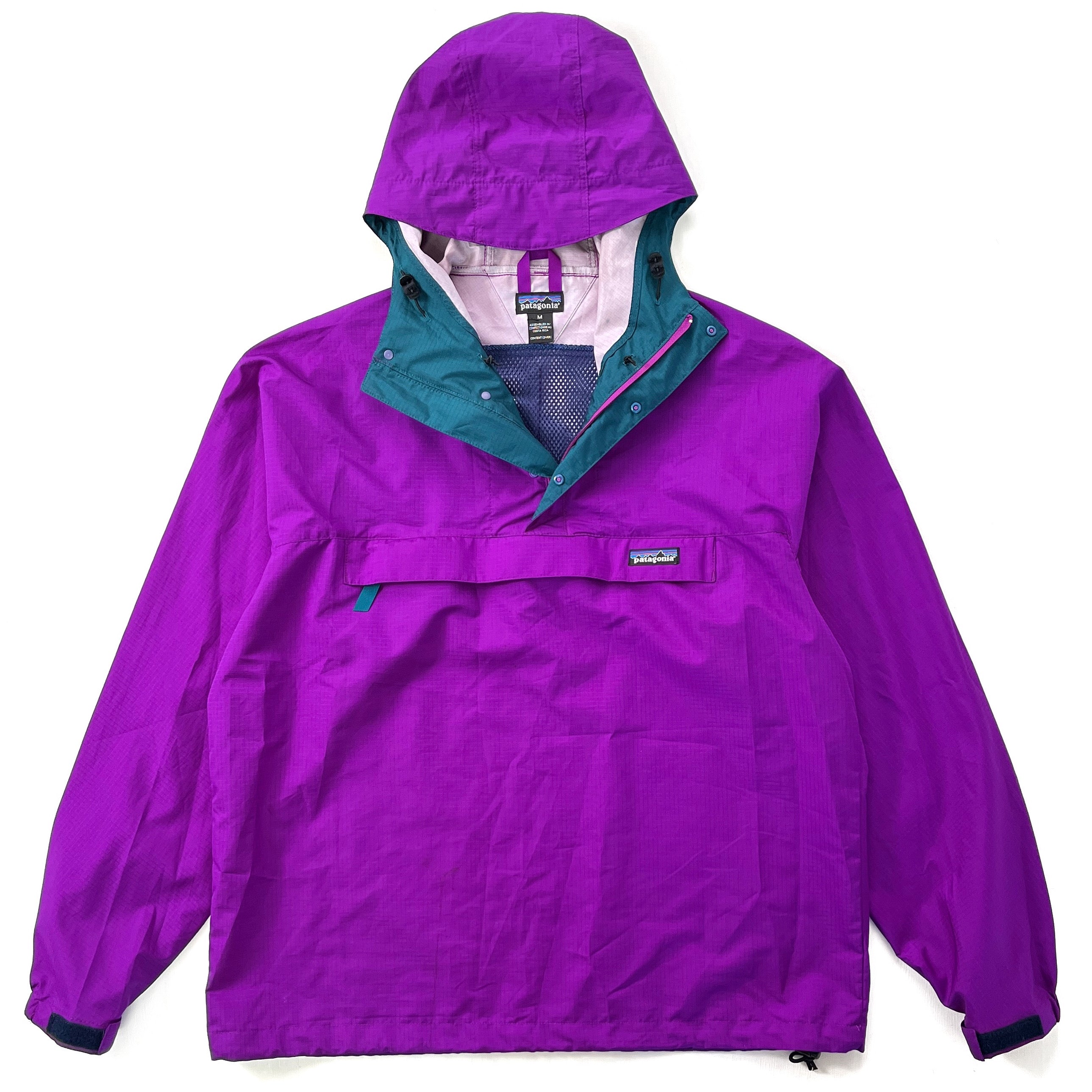 1995 Patagonia Nylon Pneumatic Pullover, Bright Purple (L/XL)