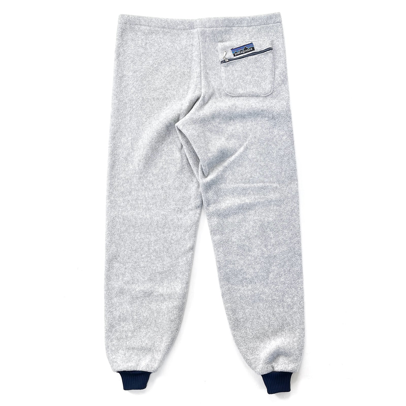 1980 Patagonia First Generation Bunting Fleece Pants, Light Grey (L)