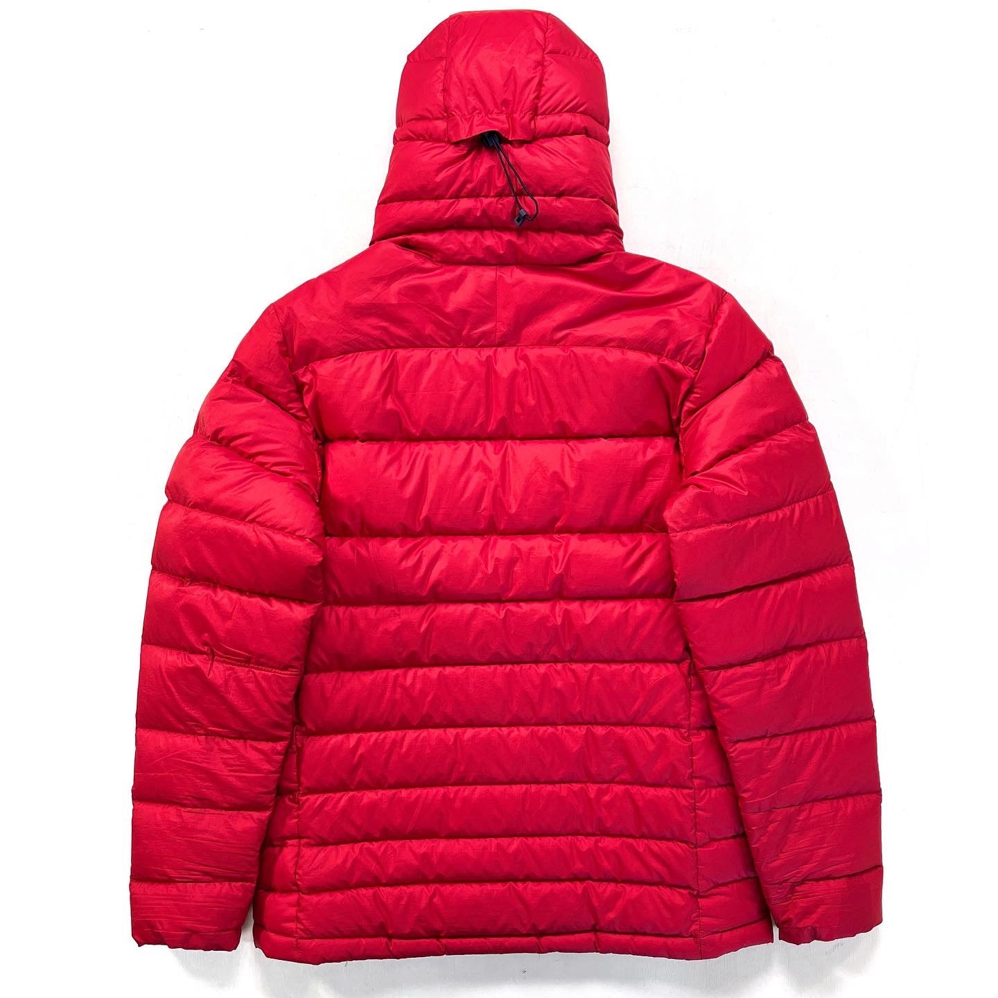 2015 Patagonia Hi-Loft Hooded Down Jacket, Classic Red (M)