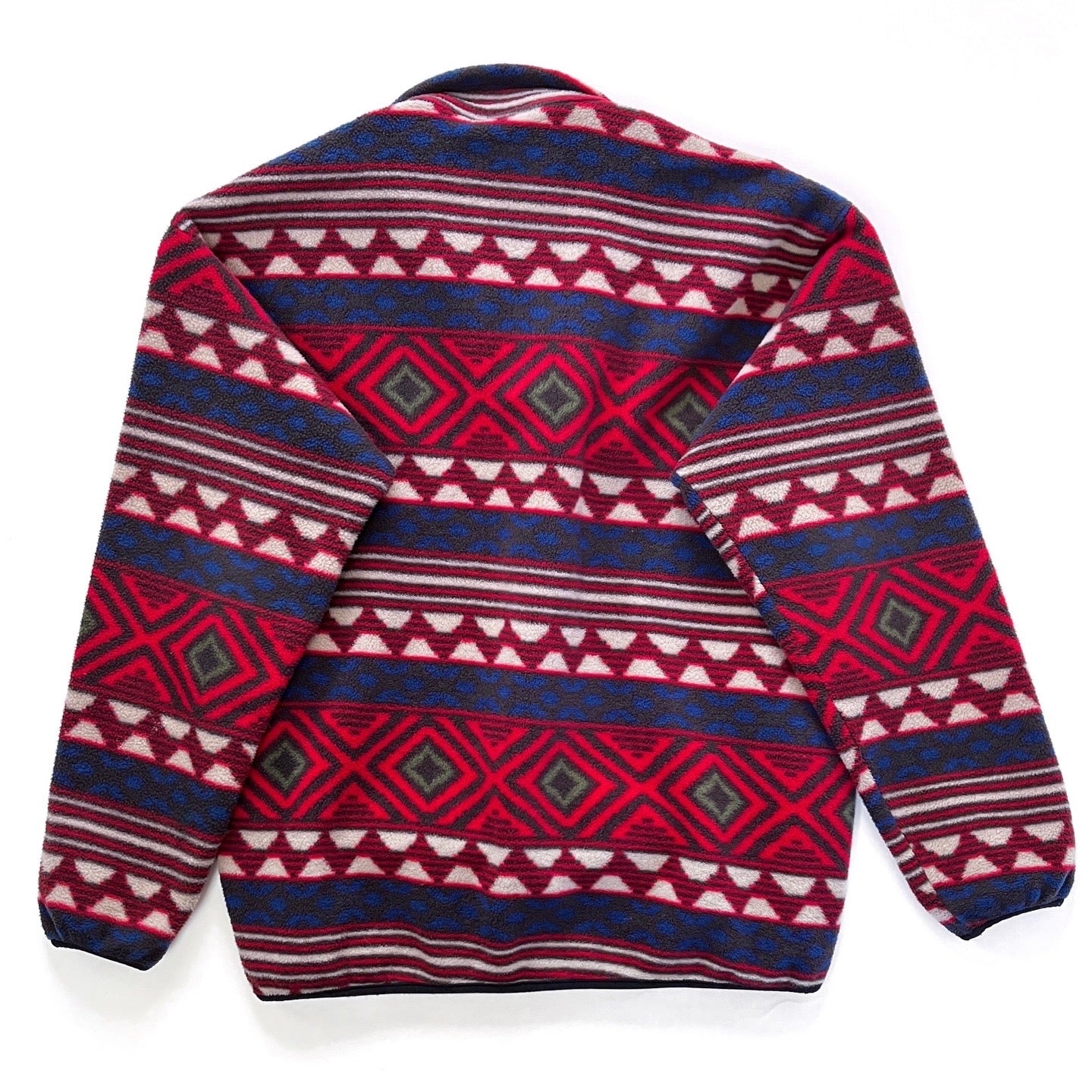 1996 Patagonia Made In The U.S.A. Printed Synchilla Snap-T