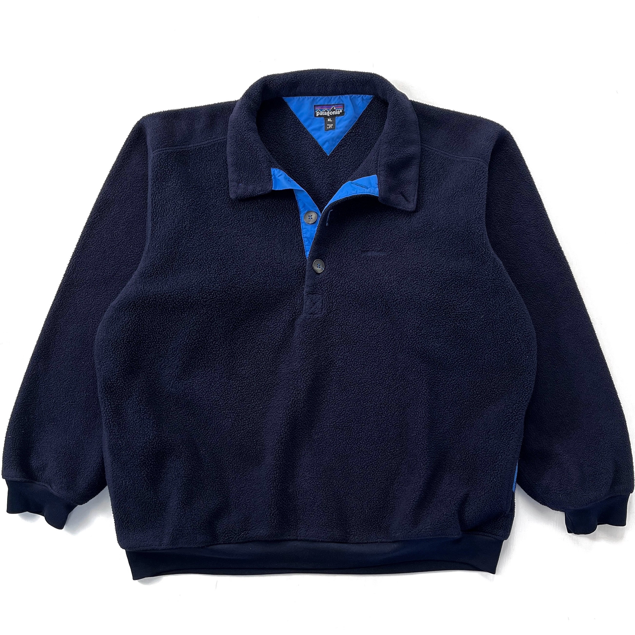 1991 Patagonia Made In The U.S.A. Collared Synchilla Sweater (XL)