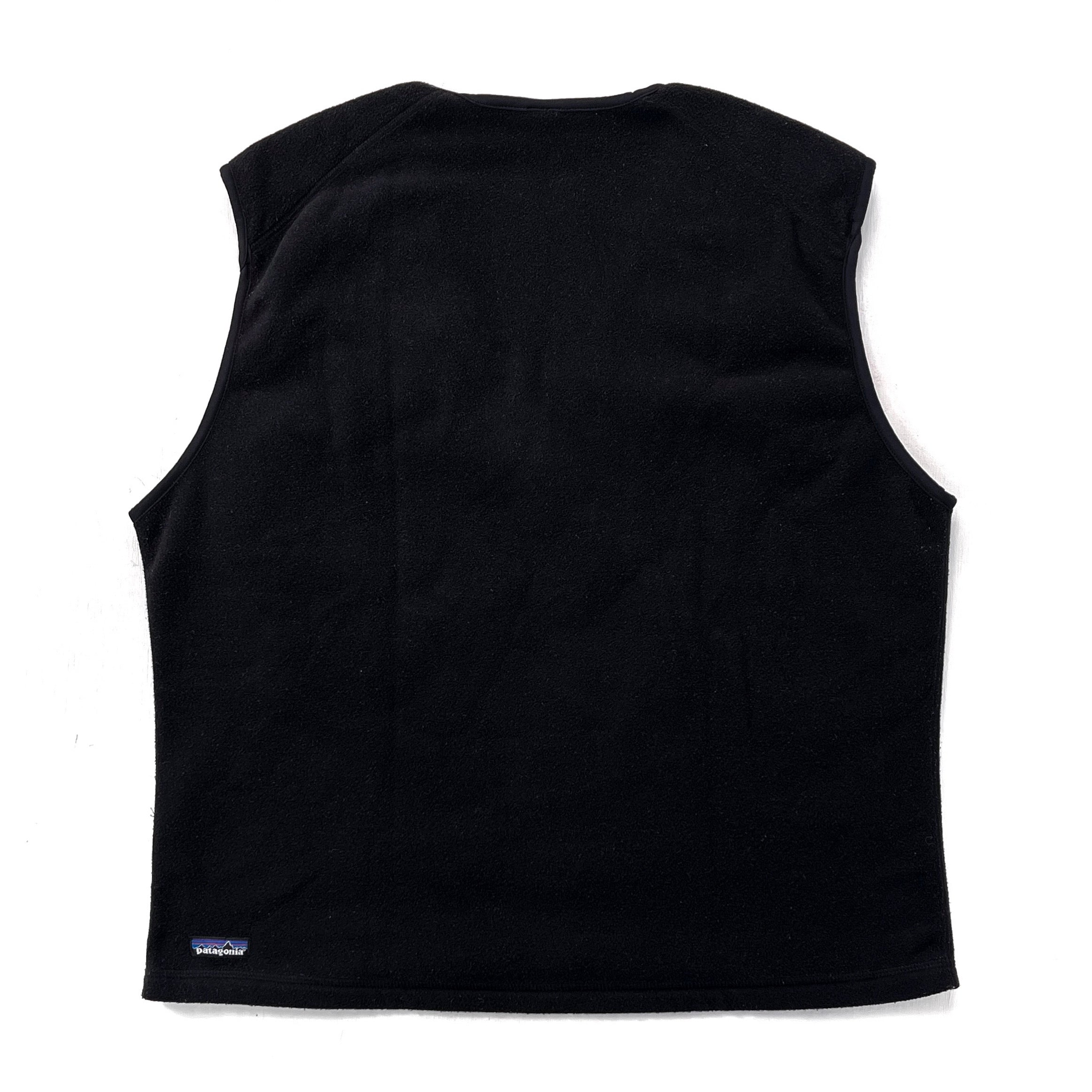 1997 Patagonia Made In The U.S.A. Simple Vest, Black (XL)