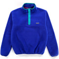1988 Patagonia Made In The U.S.A. Synchilla Snap-T, Electric Blue (M)