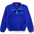 1988 Patagonia Made In The U.S.A. Synchilla Snap-T, Electric Blue (M)