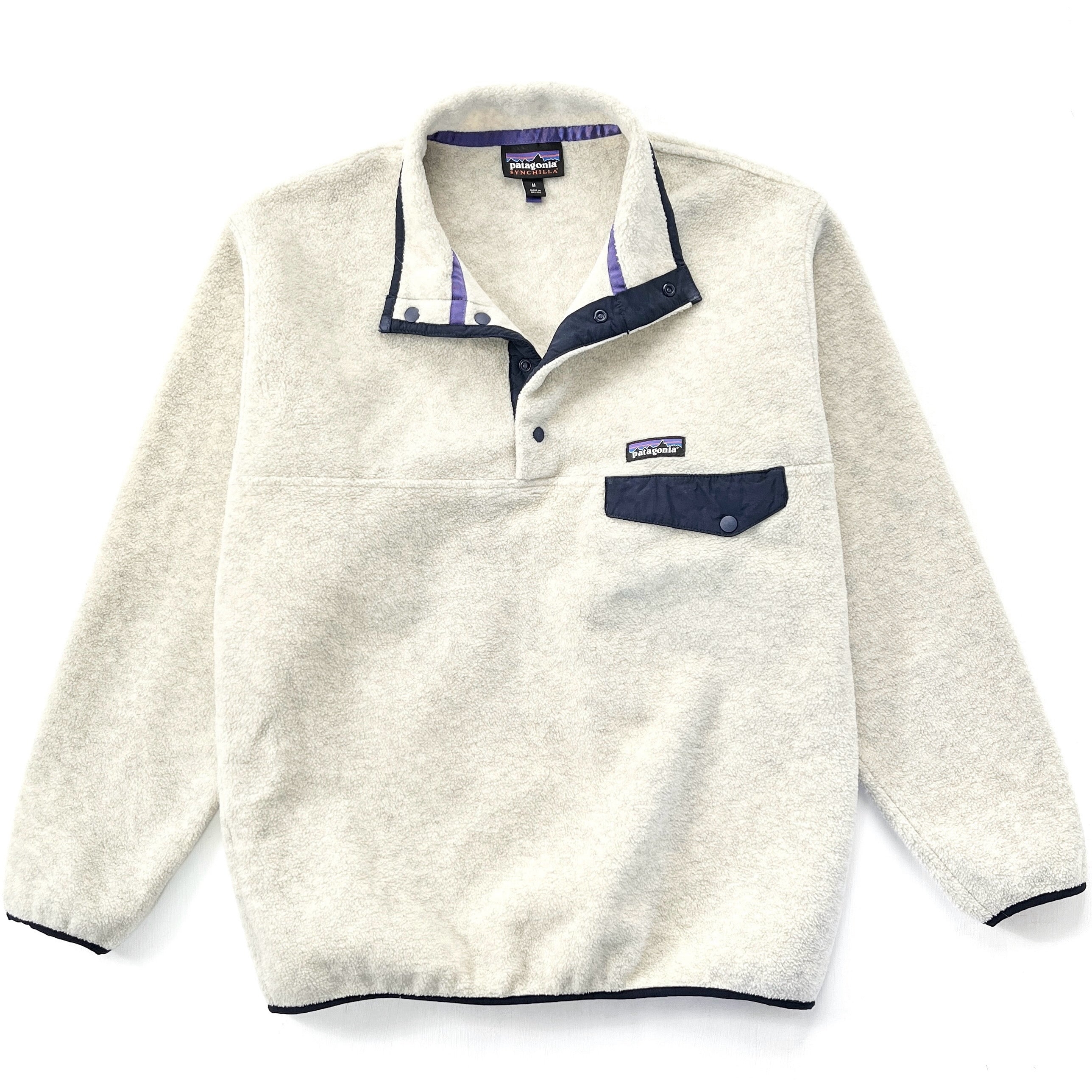 2016 Patagonia Synchilla Snap-T Pullover, Oatmeal Heather (M)