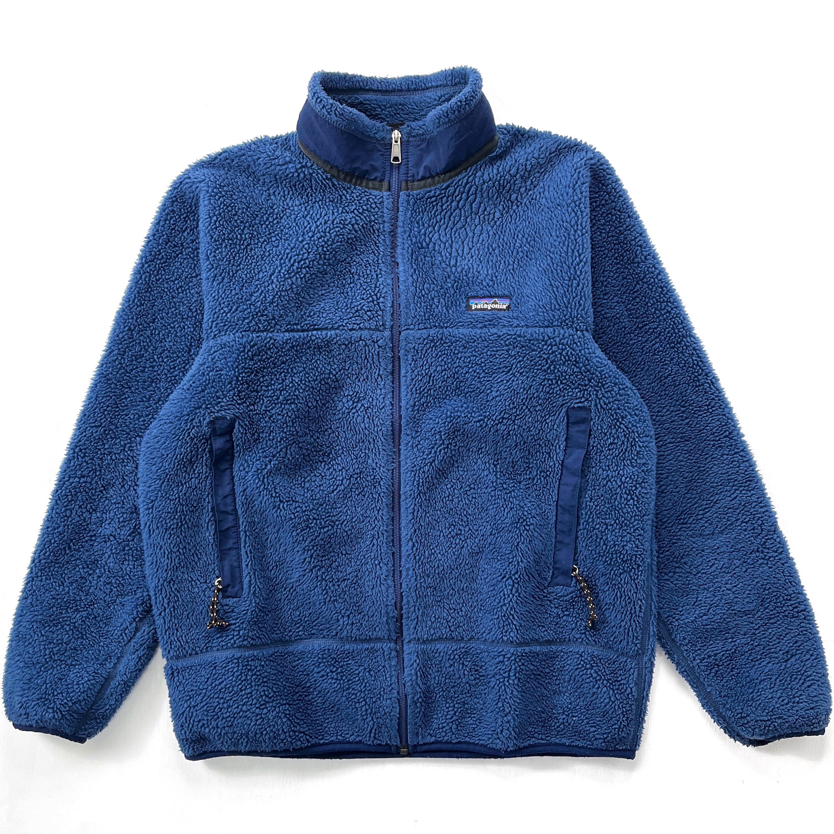 1997 Patagonia Made In The U.S.A. Retro-X Jacket, Storm Blue (L)