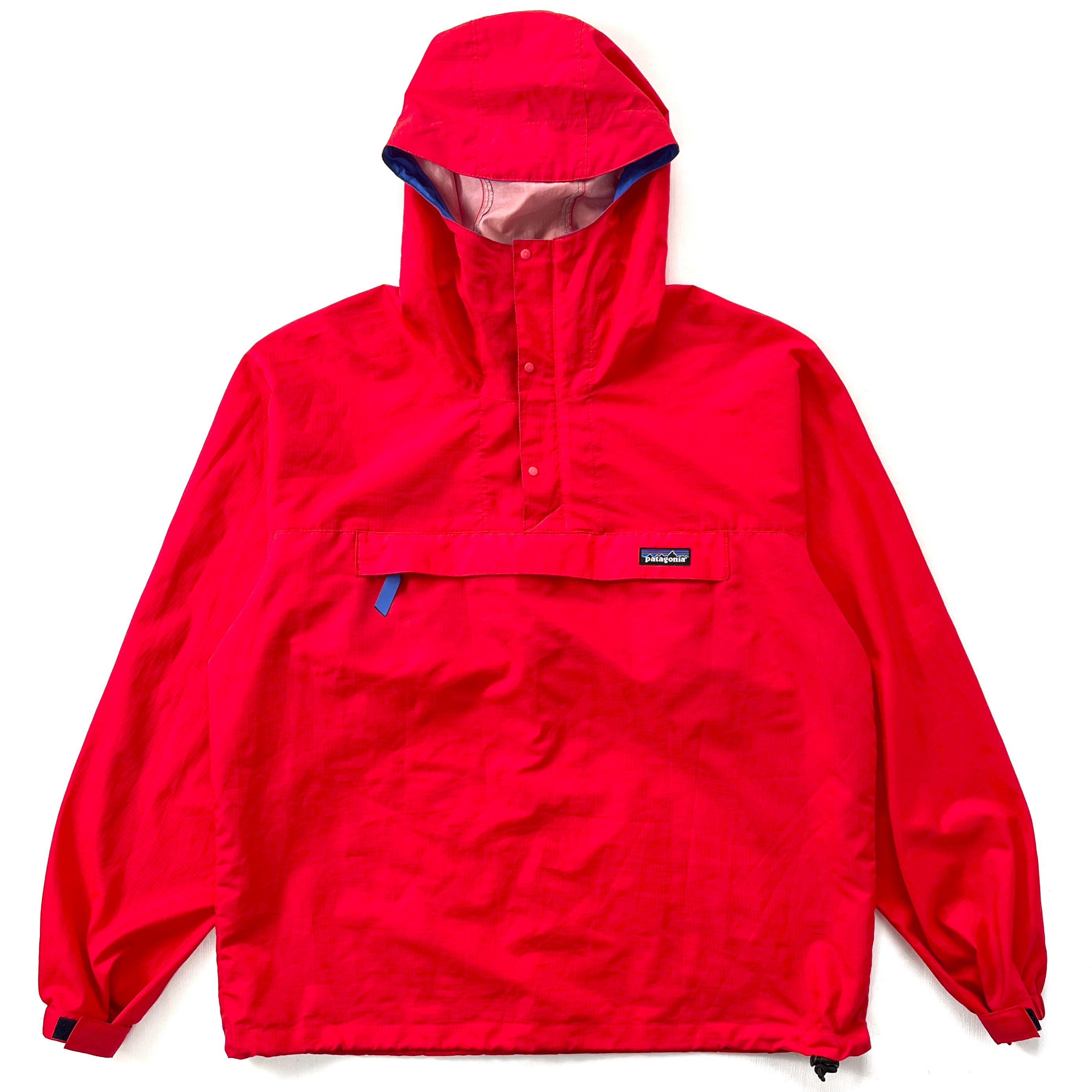 Top Vintage Patagonia Pneumatic Snapped Pullover Windbreaker Jacket Sz Large