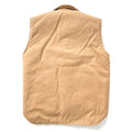 1970s Patagonia First Generation Shearling-Lined Canvas Ranch Vest, Tan (S/M)