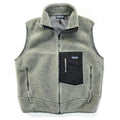 2000 Patagonia Classic Retro-X Fleece Vest, Eucalyptus & Black (L)