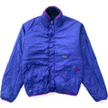 1993 Patagonia Reversible Deep Pile Glissade Cardigan, Bluegrass & Purple (S)