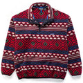 1996 Patagonia Printed Synchilla Snap-T, Saltillo: Burnt Chili (L)