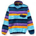 2016 Patagonia Printed Synchilla Snap-T, Painted Fitz Stripe: Navy (S)