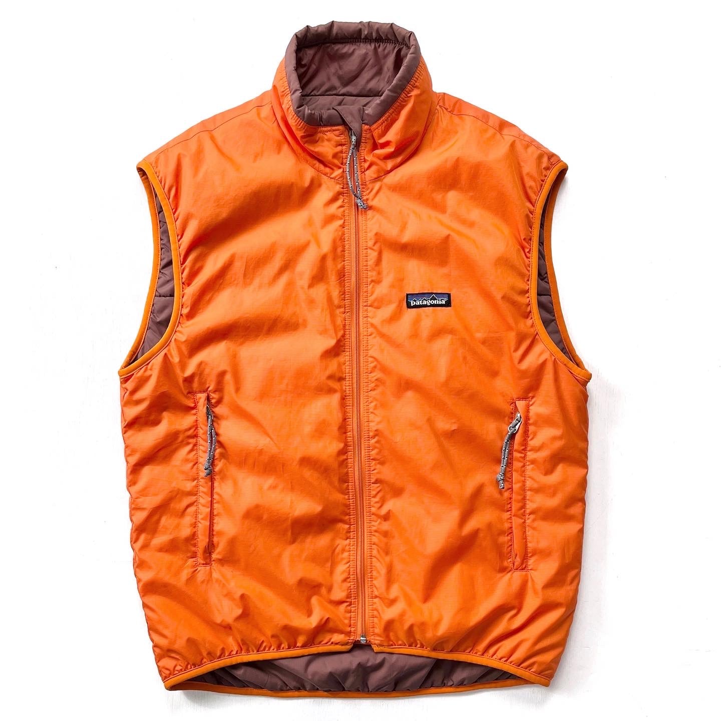 2002 Patagonia Puffball Insulated Ripstop Vest, Hot Lava (S)