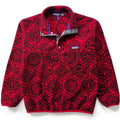 1995 Patagonia Printed Synchilla Snap-T, Nepali Hexagon: Chili (M)