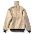 1982 Patagonia Full-Zip Pile Jacket, Light Tan & Navy (XS)