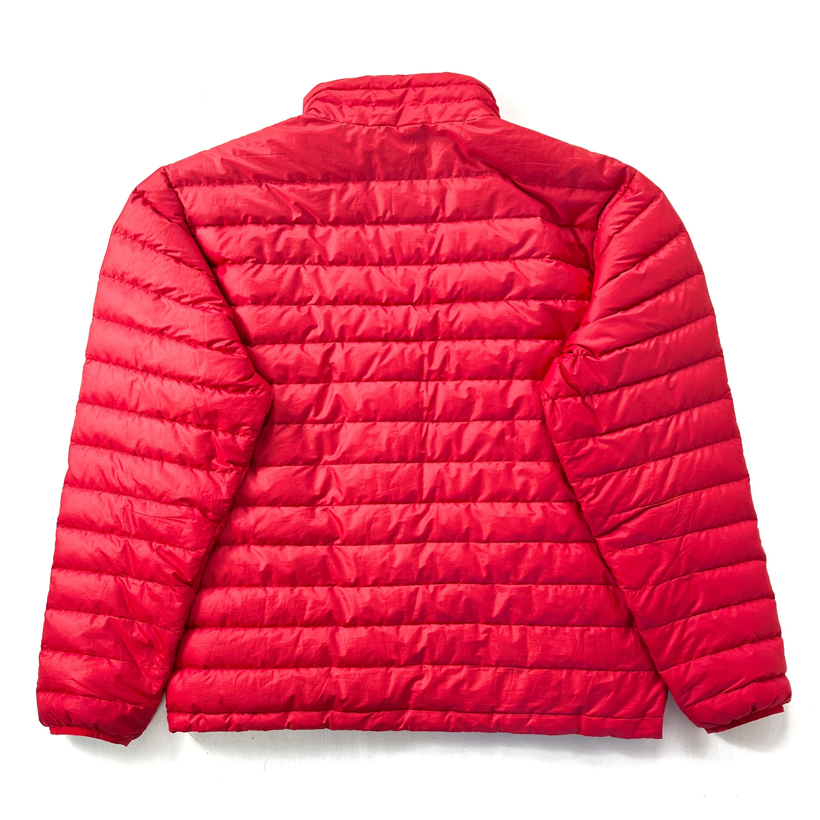 2012 Patagonia Mens Full-Zip Lightweight Down Sweater, Classic Red (L)