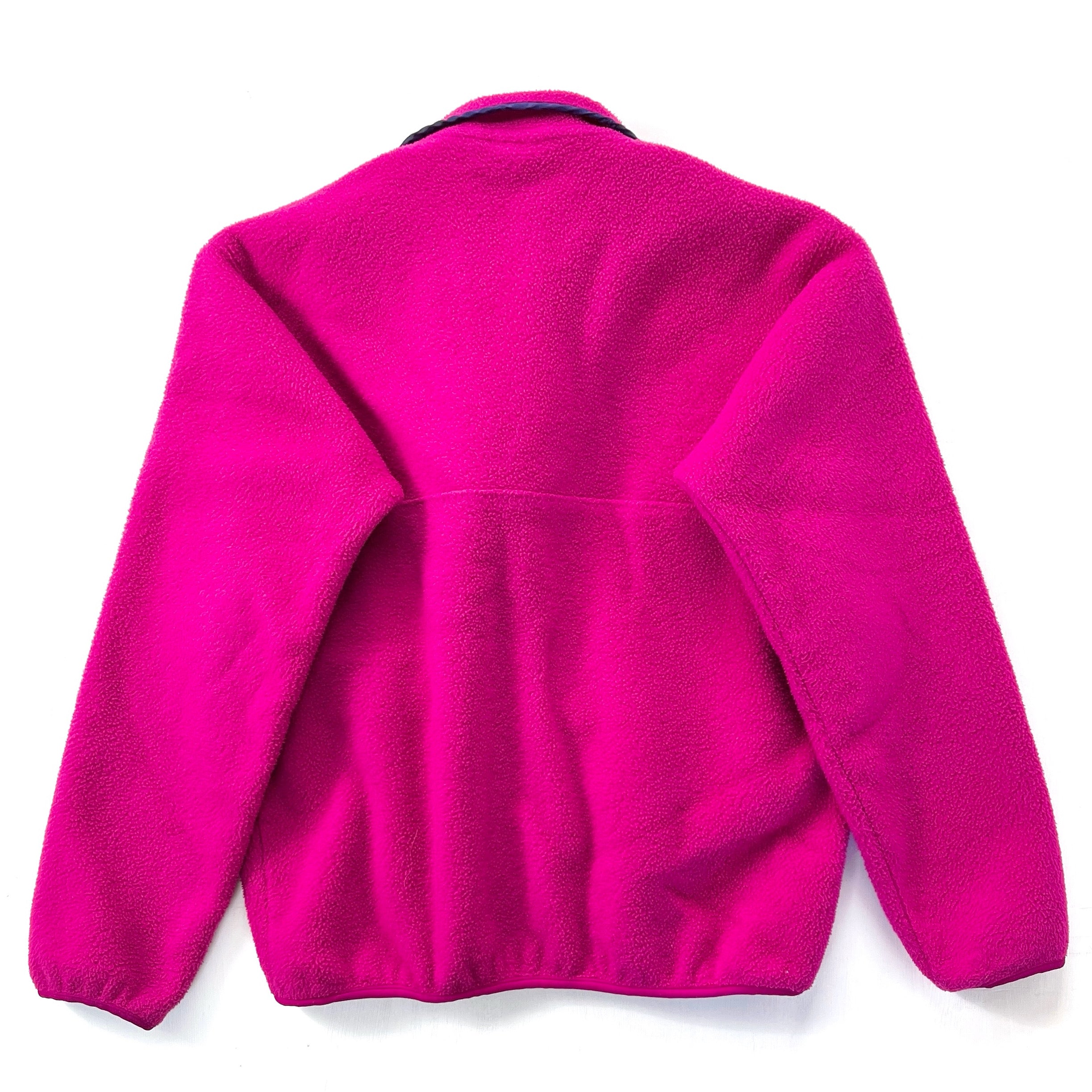 Vintage Patagonia pink shelled synchilla full zip jacket size 2024 14 deadstock