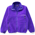 1992 Patagonia Made In The U.S.A. Retro Pile Cardigan, Purple (M)