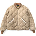 1960s Eddie Bauer Quilted Skyliner “Blizzard Proof” Down Jacket, Light Tan (M)