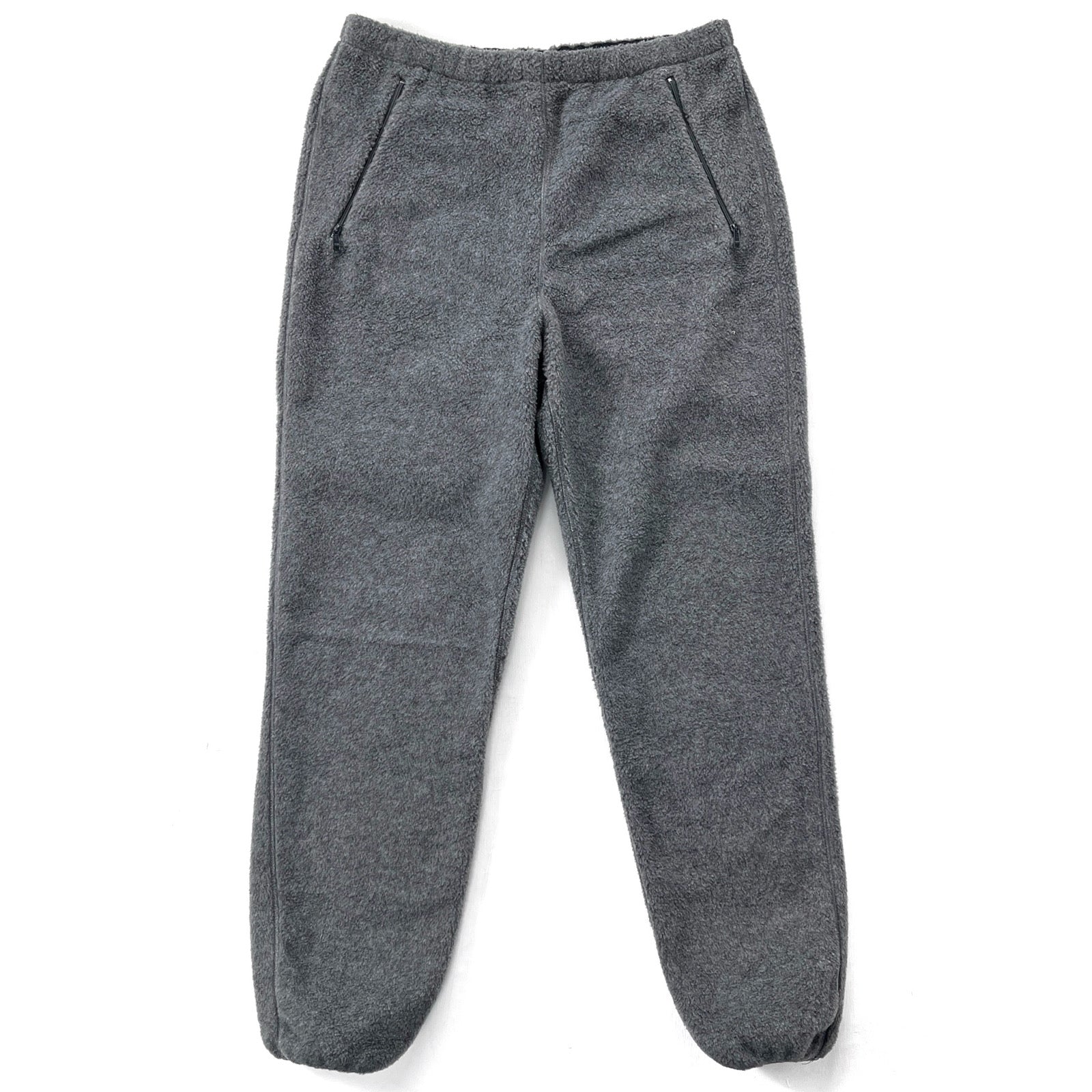 1989 Patagonia Made In The U.S.A. Synchilla Fleece Pants, Charcoal Grey (L)