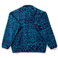 1995 Patagonia Printed Synchilla Snap-T Pullover, Island Block: Dark Teal (L)