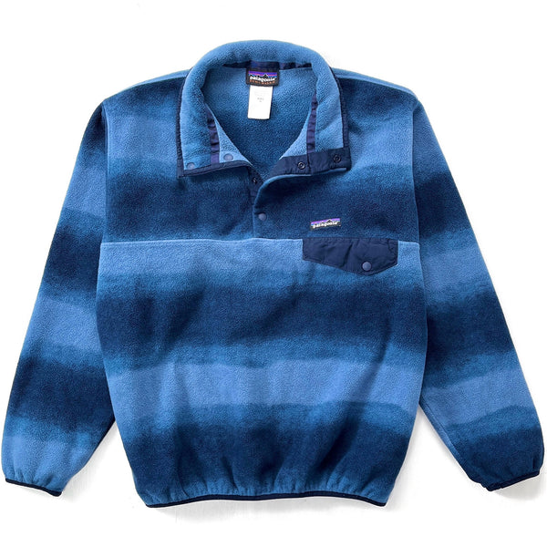 2015 Patagonia Printed Synchilla Snap-T, Hand Dipped: Navy Blue (M)