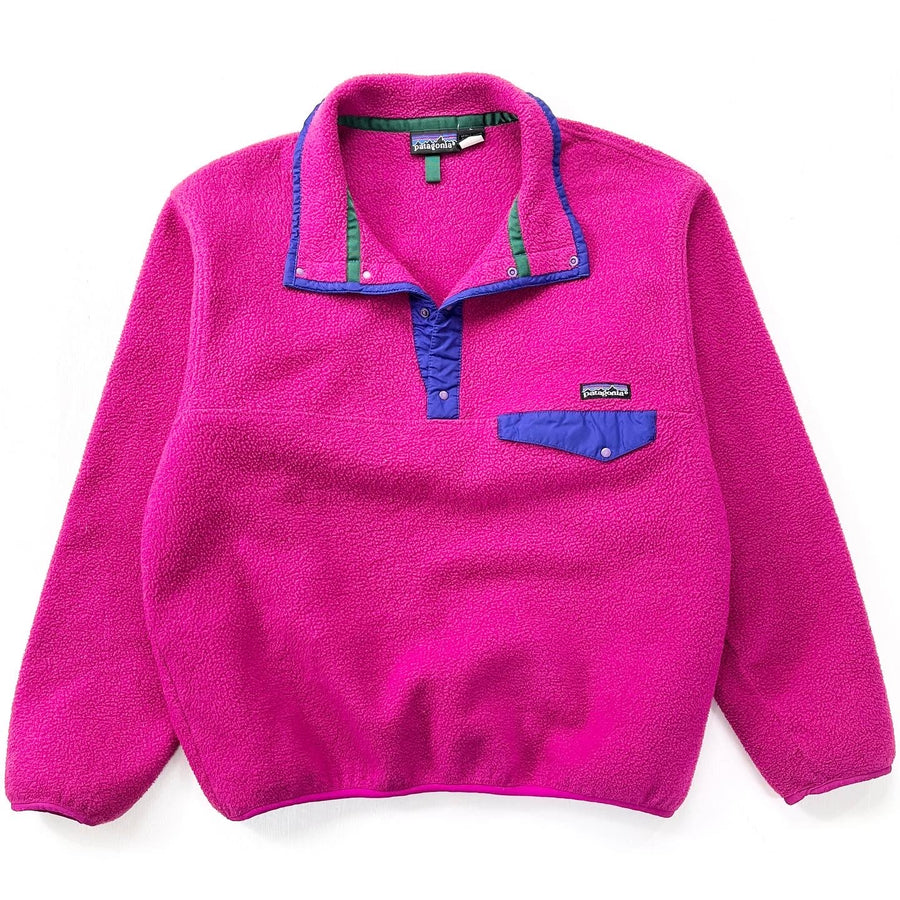 1992 Patagonia Synchilla Snap-T Fleece Pullover, Pinko (L)