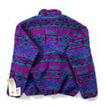 1980s Columbia Sportswear Made In The U.S.A. Printed Deep Pile Fleece Pullover (L)
