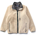 1997 Patagonia Made In The U.S.A. Retro Pile Cardigan, Natural (L/XL)