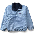 2007 Patagonia Reversible Deep Pile Snap-T Pullover, Chalk Blue (M/L)