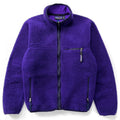 1990 Patagonia Made In The U.S.A. Retro Pile Cardigan, Eggplant (S)