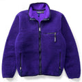 1990 Patagonia Made In The U.S.A. Retro Pile Cardigan, Eggplant (S)