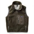 2001 Patagonia Made In The U.S.A. Retro-X Vest, Brown Olive (M)