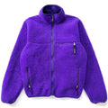 1991 Patagonia Made In The U.S.A. Retro Pile Cardigan, Purple (S)