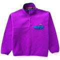 1992 Patagonia Synchilla Snap-T, Bright Purple & Cobalt (M)