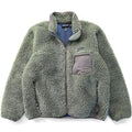 2002 Patagonia “Deep Pile” Classic Retro Cardigan, Eucalyptus (L/XL)