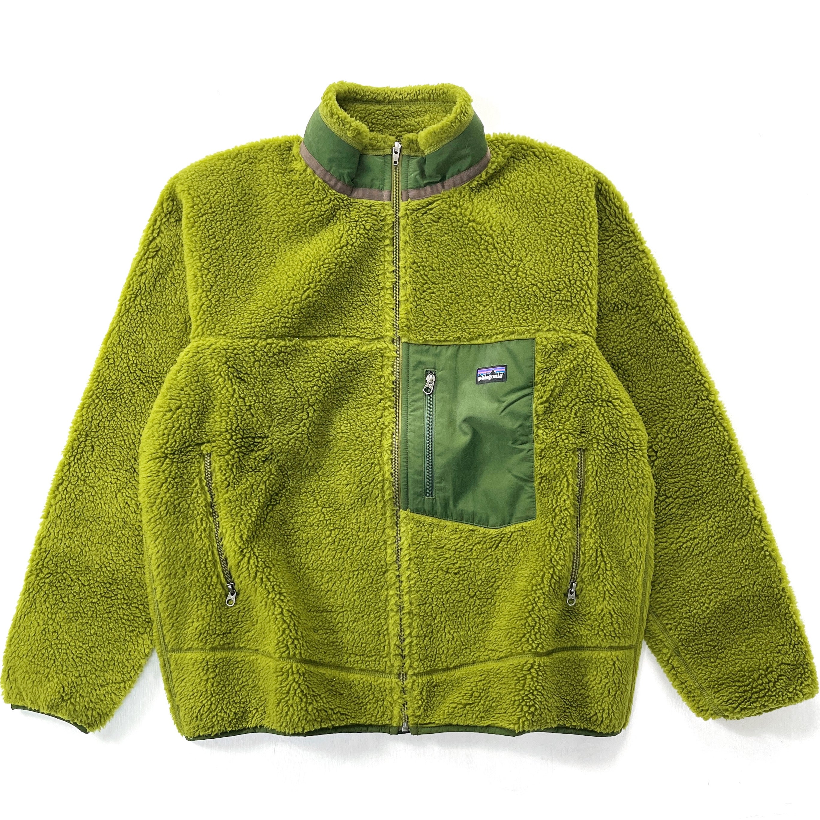 2013 Patagonia Classic Retro-X Fleece Jacket, Willow Herb Green (L)