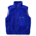 2000 Patagonia Made In The U.S.A. Retro-X Fleece Vest, New Cobalt (M)