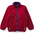 1997 Patagonia Made In The U.S.A. Retro Pile Cardigan, Cranberry (L)
