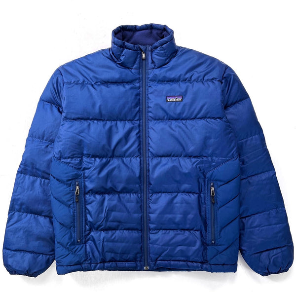 2005 Patagonia Mens Hi-Loft 700-Fill Down Jacket, Blue (M)