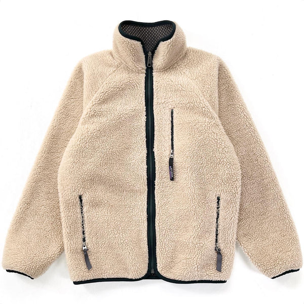 1997 Patagonia Made In The U.S.A. Retro Pile Cardigan, Natural (S)